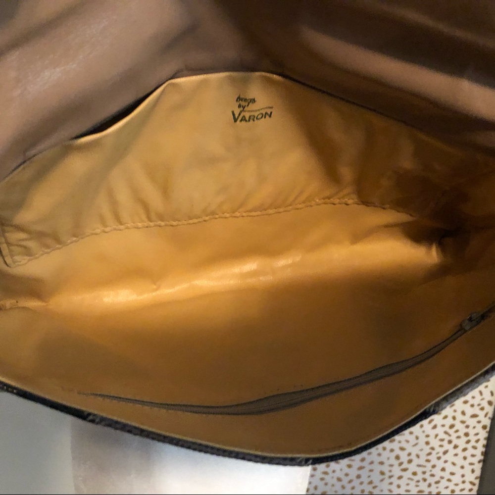 BAGS BY VARON “VINTAGE” 1970’s EUC SNAKESKIN - Picture 5 of 11